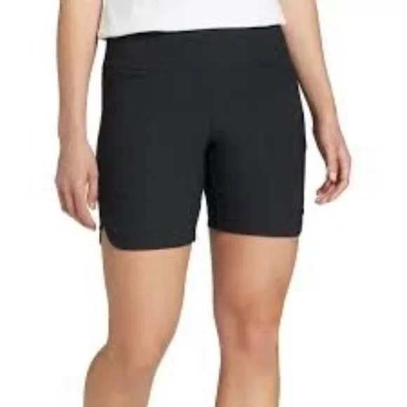 Lady Hagen Pants - Lady Hagen Pull On Shorts Women S Black Tummy Control Golf Athletic WGH14401 7"